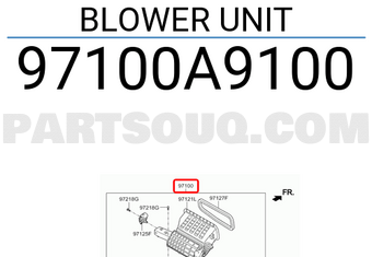 Hyundai / KIA 97100A9100 BLOWER UNIT