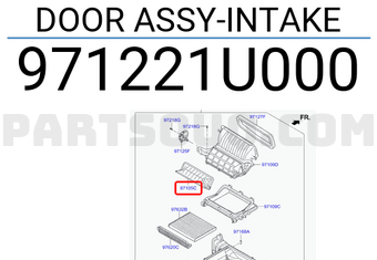 Hyundai / KIA 971221U000 DOOR ASSY-INTAKE