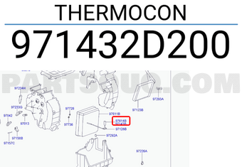 Hyundai / KIA 971432D200 THERMOCON