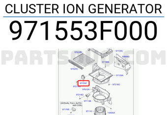 Hyundai / KIA 971553F000 CLUSTER ION GENERATOR