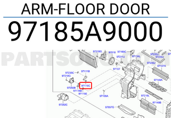 Hyundai / KIA 97185A9000 ARM-FLOOR DOOR