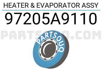 Hyundai / KIA 97205A9110 HEATER & EVAPORATOR ASSY