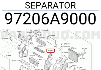Hyundai / KIA 97206A9000 SEPARATOR