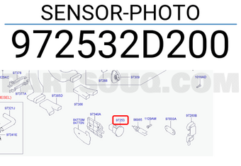 Hyundai / KIA 972532D200 SENSOR-PHOTO
