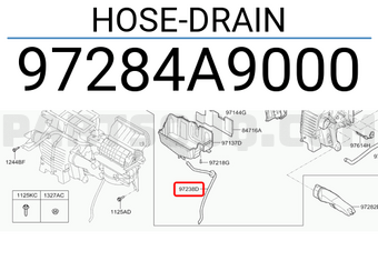 Hyundai / KIA 97284A9000 HOSE-DRAIN
