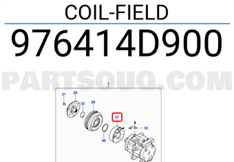 Hyundai / KIA 976414D900 COIL-FIELD