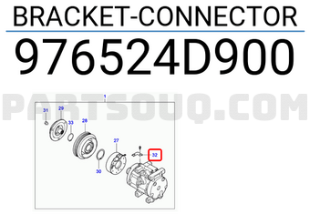 Hyundai / KIA 976524D900 BRACKET-CONNECTOR