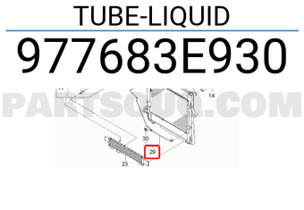 Hyundai / KIA 977683E930 TUBE-LIQUID