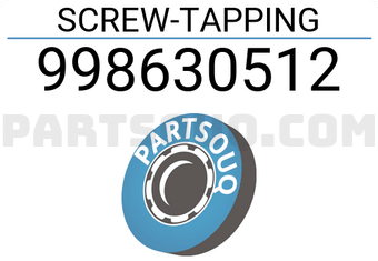 Hyundai / KIA 998630512 SCREW-TAPPING