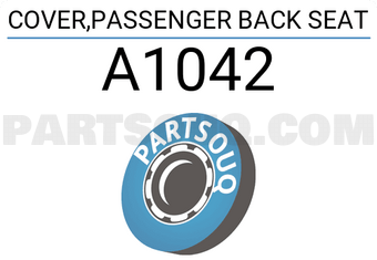 Hyundai / KIA A1042 COVER,PASSENGER BACK SEAT