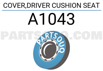 Hyundai / KIA A1043 COVER,DRIVER CUSHION SEAT