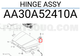 Hyundai / KIA AA30A52410A HINGE ASSY