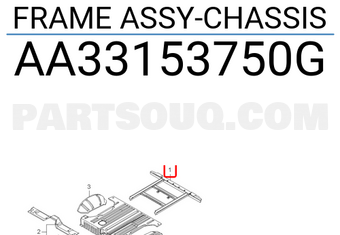 Hyundai / KIA AA33153750G FRAME ASSY-CHASSIS