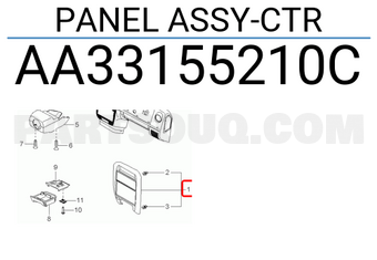 Hyundai / KIA AA33155210C PANEL ASSY-CTR