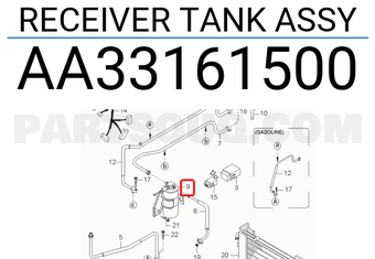 Hyundai / KIA AA33161500 RECEIVER TANK ASSY