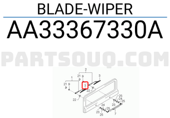 Hyundai / KIA AA33367330A BLADE-WIPER