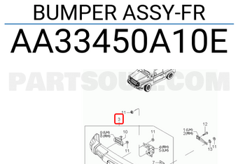 Hyundai / KIA AA33450A10E BUMPER ASSY-FR