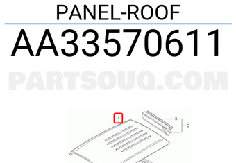 Hyundai / KIA AA33570611 PANEL-ROOF