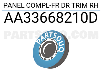 Hyundai / KIA AA33668210D PANEL COMPL-FR DR TRIM RH
