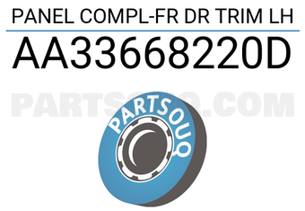 Hyundai / KIA AA33668220D PANEL COMPL-FR DR TRIM LH