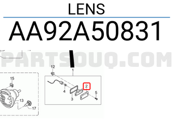 Hyundai / KIA AA92A50831 LENS