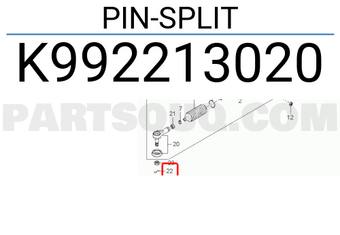 Hyundai / KIA K992213020 PIN-SPLIT