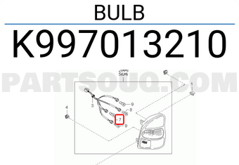 Hyundai / KIA K997013210 BULB