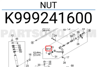 Hyundai / KIA K999241600 NUT