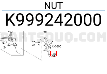 Hyundai / KIA K999242000 NUT