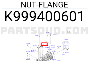 Hyundai / KIA K999400601 NUT-FLANGE