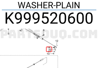 Hyundai / KIA K999520600 WASHER-PLAIN