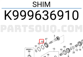 Hyundai / KIA K999636910 SHIM