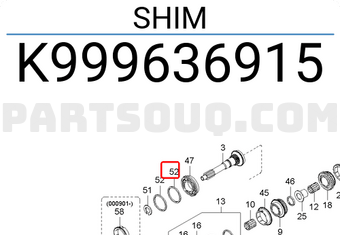 Hyundai / KIA K999636915 SHIM