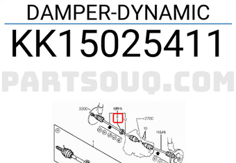 Hyundai / KIA KK15025411 DAMPER-DYNAMIC