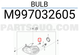 Hyundai / KIA M997032605 BULB