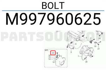 Hyundai / KIA M997960625 BOLT