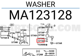 Hyundai / KIA MA123128 WASHER