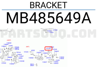 Hyundai / KIA MB485649A BRACKET