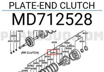 Hyundai / KIA MD712528 PLATE-END CLUTCH