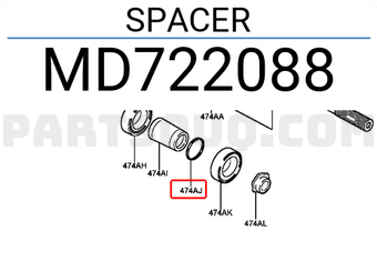 Hyundai / KIA MD722088 SPACER