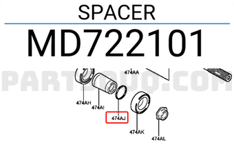 Hyundai / KIA MD722101 SPACER
