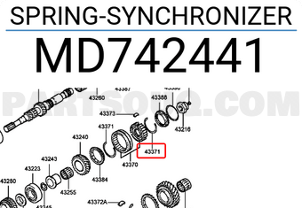 Hyundai / KIA MD742441 SPRING-SYNCHRONIZER