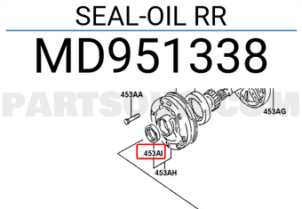 Hyundai / KIA MD951338 SEAL-OIL RR