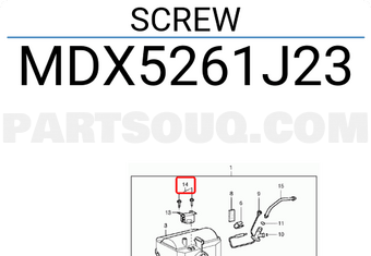 Hyundai / KIA MDX5261J23 SCREW