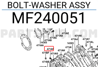 Hyundai / KIA MF240051 BOLT-WASHER ASSY