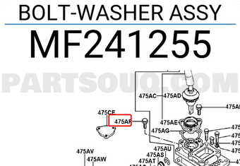 Hyundai / KIA MF241255 BOLT-WASHER ASSY
