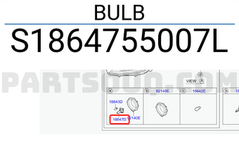 Hyundai / KIA S1864755007L BULB