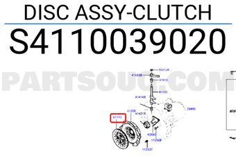 Hyundai / KIA S4110039020 DISC ASSY-CLUTCH