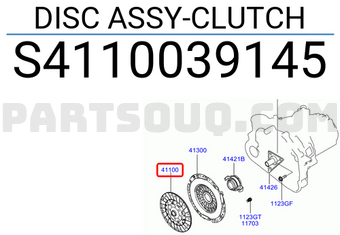 Hyundai / KIA S4110039145 DISC ASSY-CLUTCH