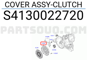 Hyundai / KIA S4130022720 COVER ASSY-CLUTCH